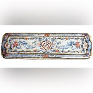 Brighton Jewelry Metal Tim Watch Box Only Classic Floral Style 9.5” x 3”